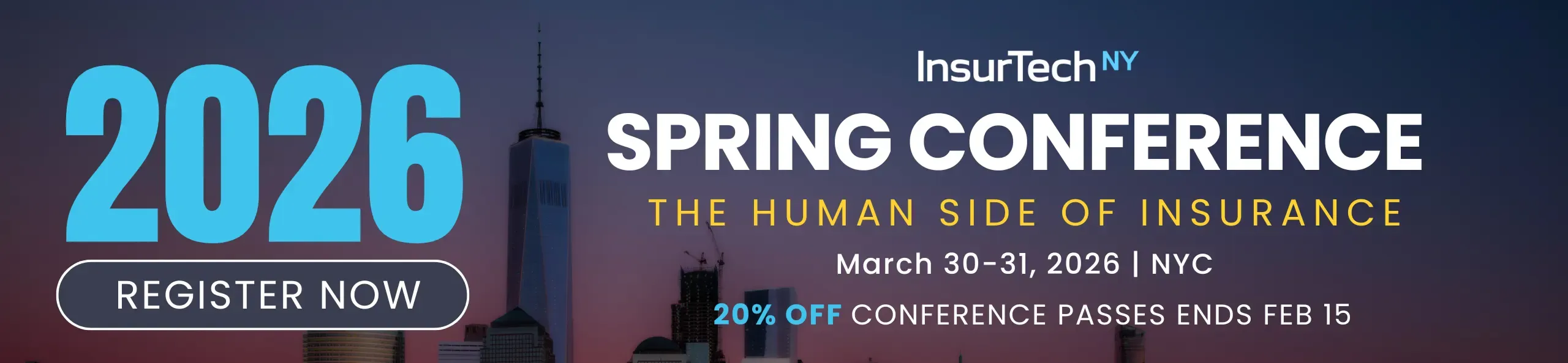 2026 Spring Conferece - 20% off Banner