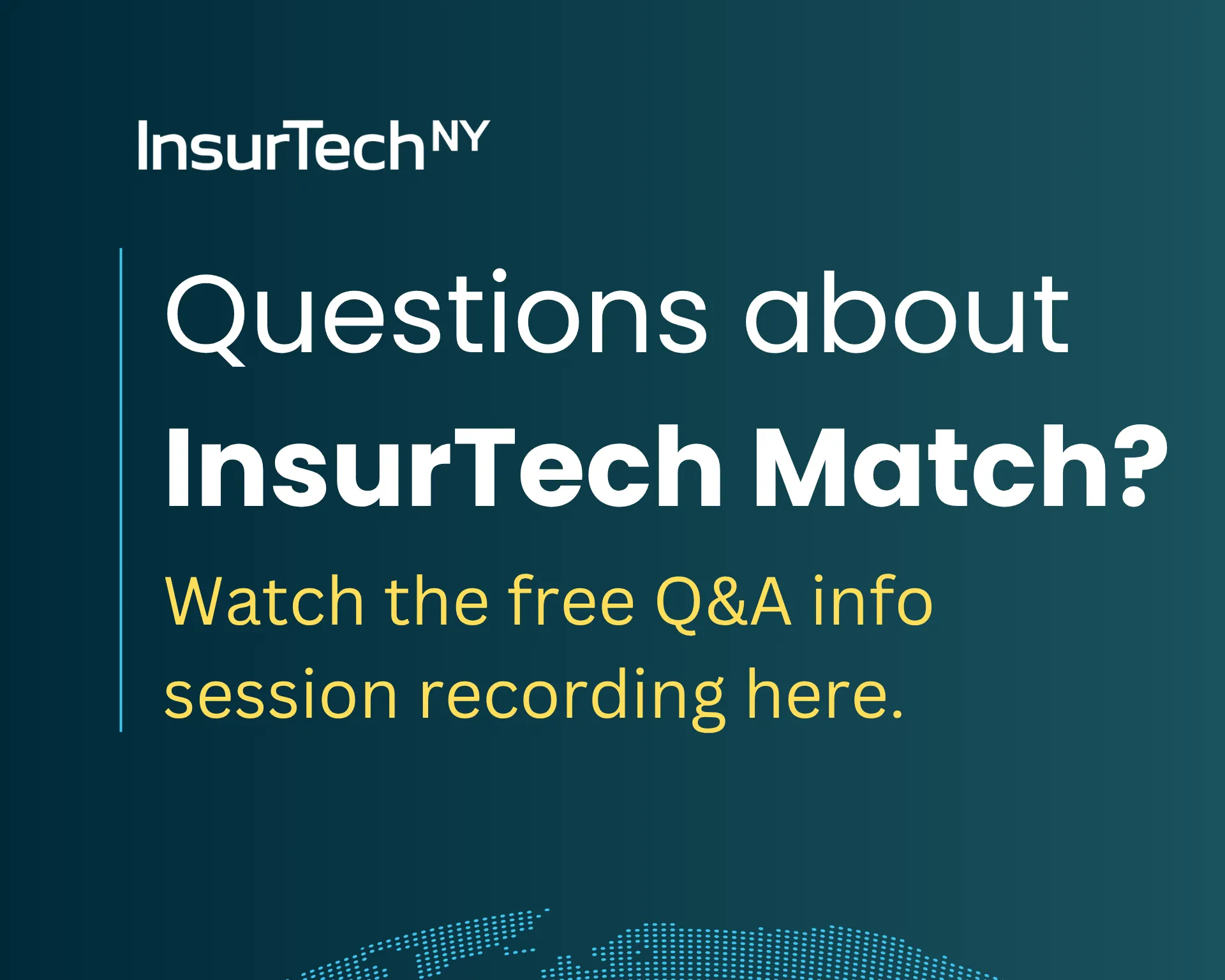 InsurTech Match 2026 info session 2
